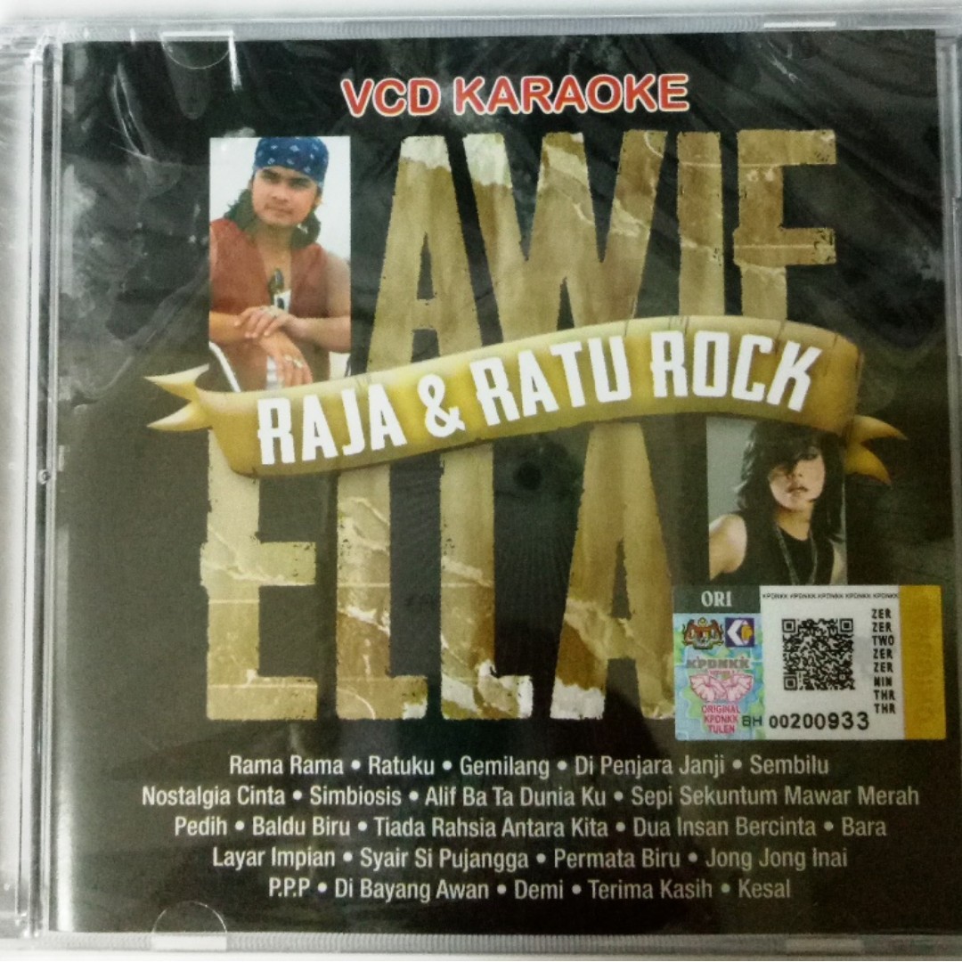 Awie Dan Ella Raja Ratu Rock Vcd Karaoke Music Media Cd S Dvd S Other Media On Carousell