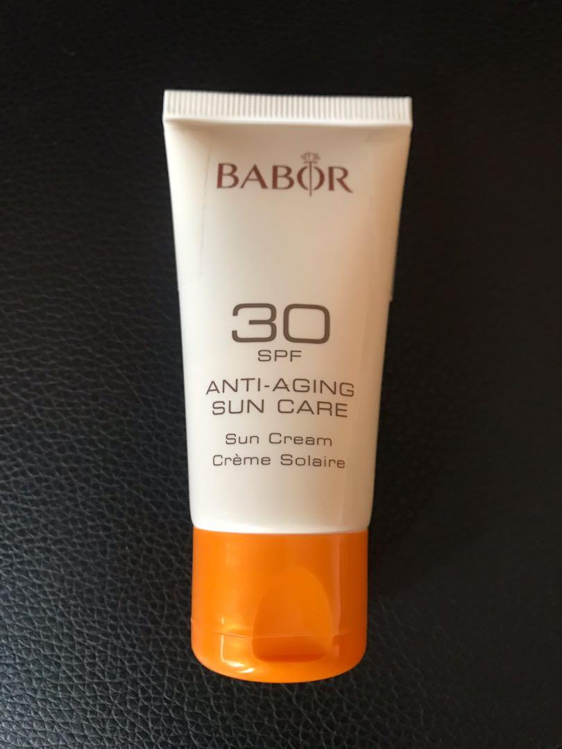 Babor Sun Cream 30 Spf Anti Aging Sun Care 30ml Kesehatan Kecantikan Kulit Sabun Tubuh Di Carousell