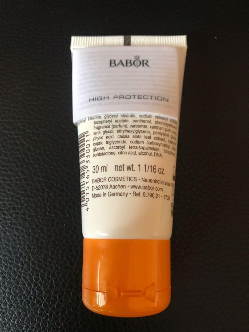 Babor Sun Cream 30 Spf Anti Aging Sun Care 30ml Kesehatan Kecantikan Kulit Sabun Tubuh Di Carousell