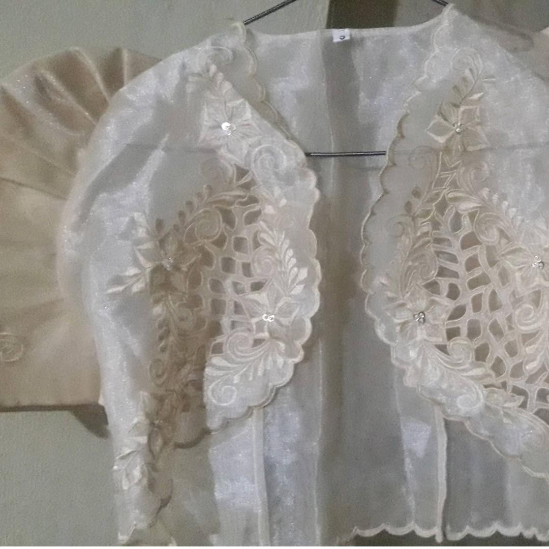 beige filipiniana