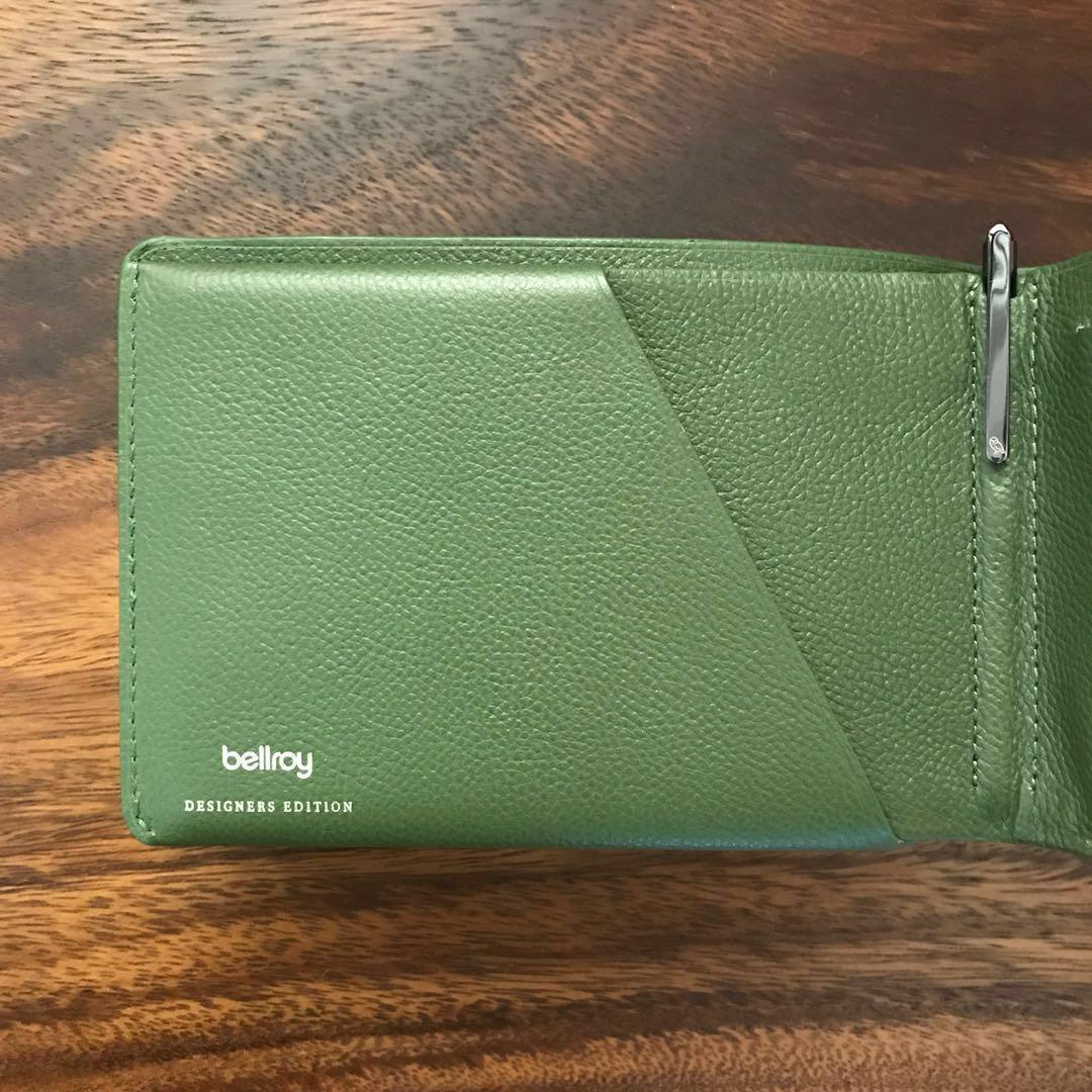 Bellroy Travel Wallet Designer Edition Forest Green, Men's Fashion