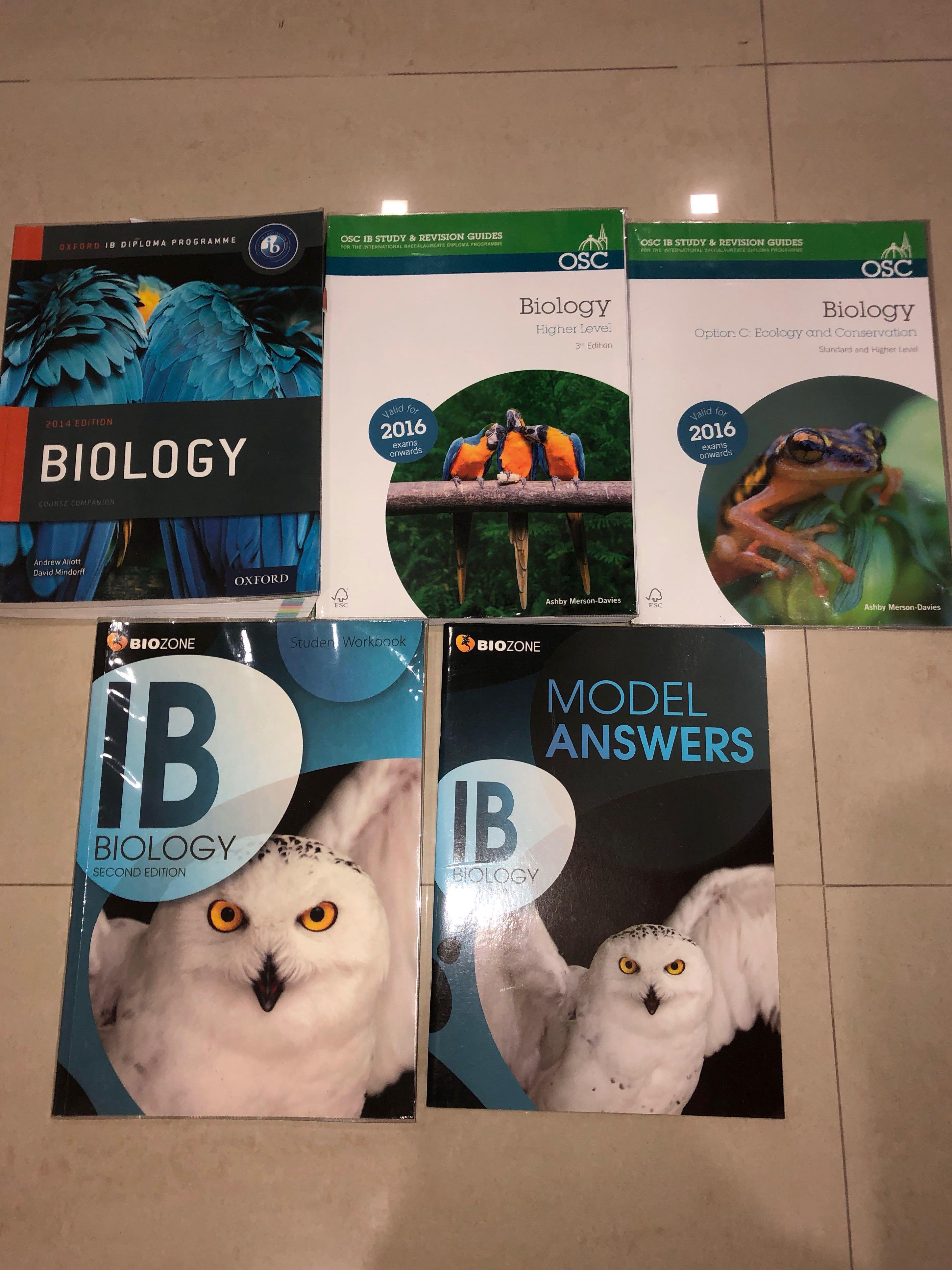 Biology HL Guidebooks / Textbooks IB Diploma, Hobbies & Toys, Books ...