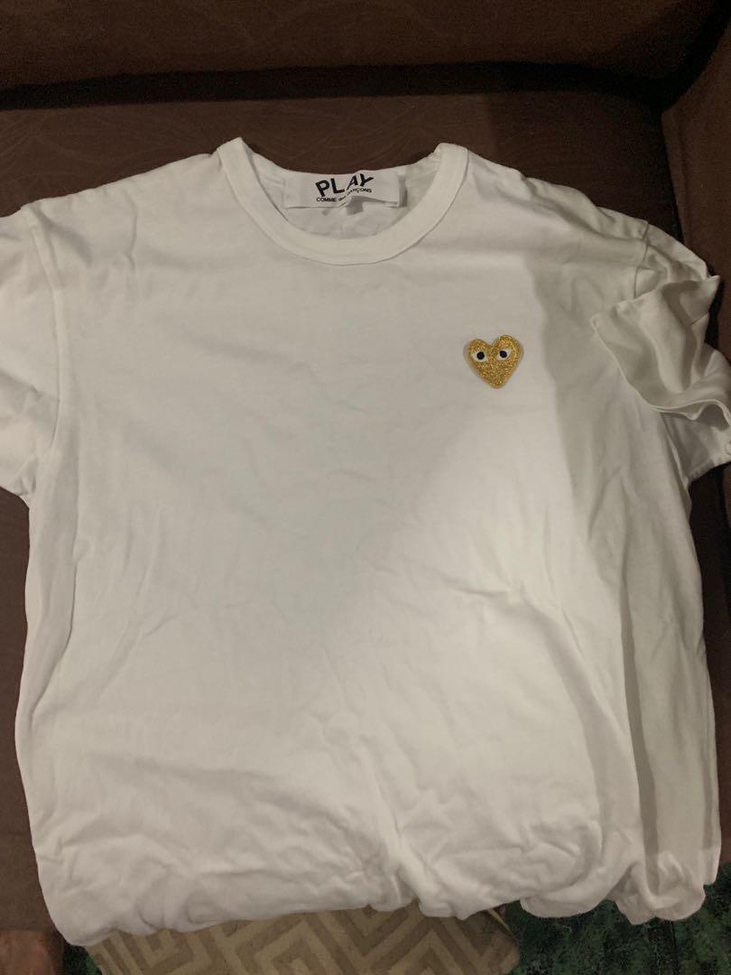 Cdg sale yellow heart