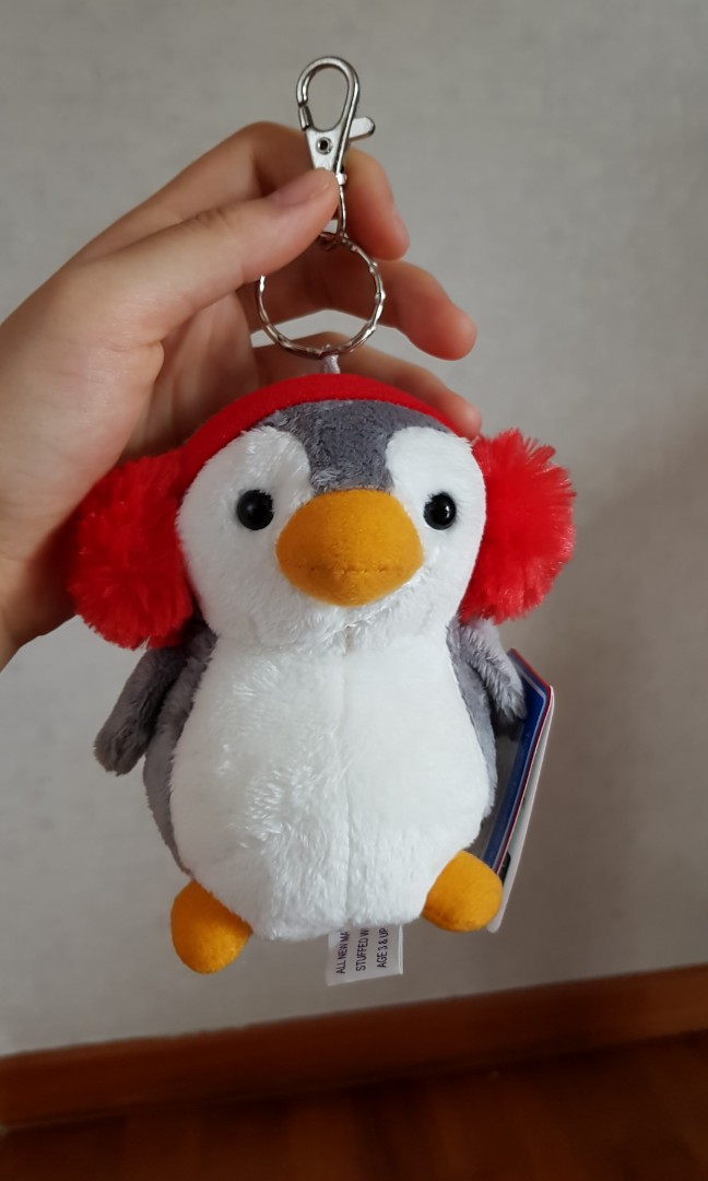 penguin keychain