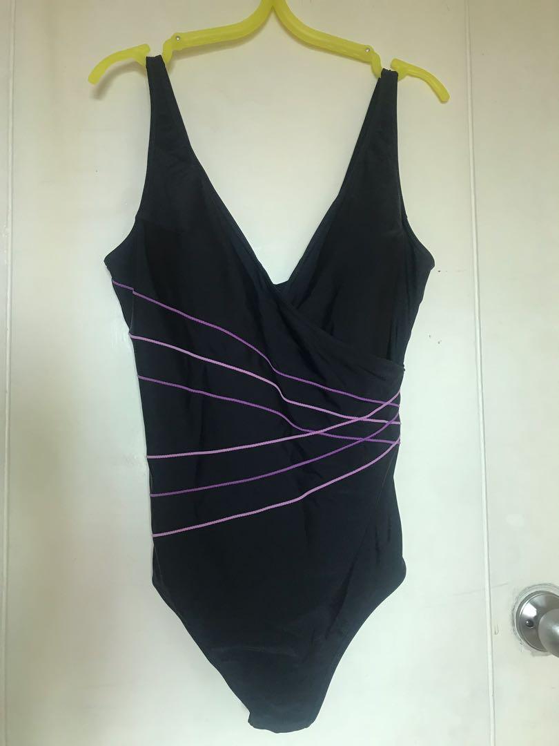 black swimsuit size 18