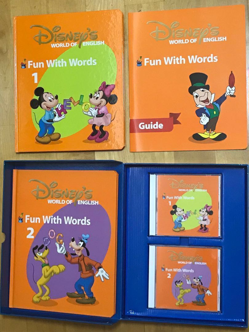 Disney World of English - Fun With Words （2 本書2張CD ）, 興趣及