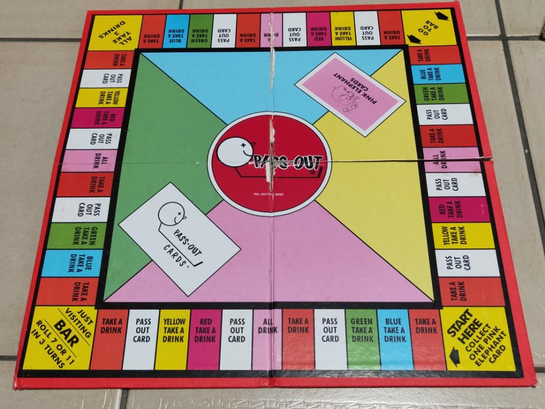 Drinking Board Game Pass Out Everything Else On Carousell