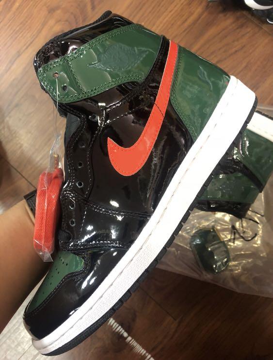 Nike air jordan 1 solefly art basel black top