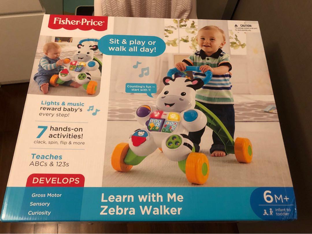 fisher price zebra walker manual
