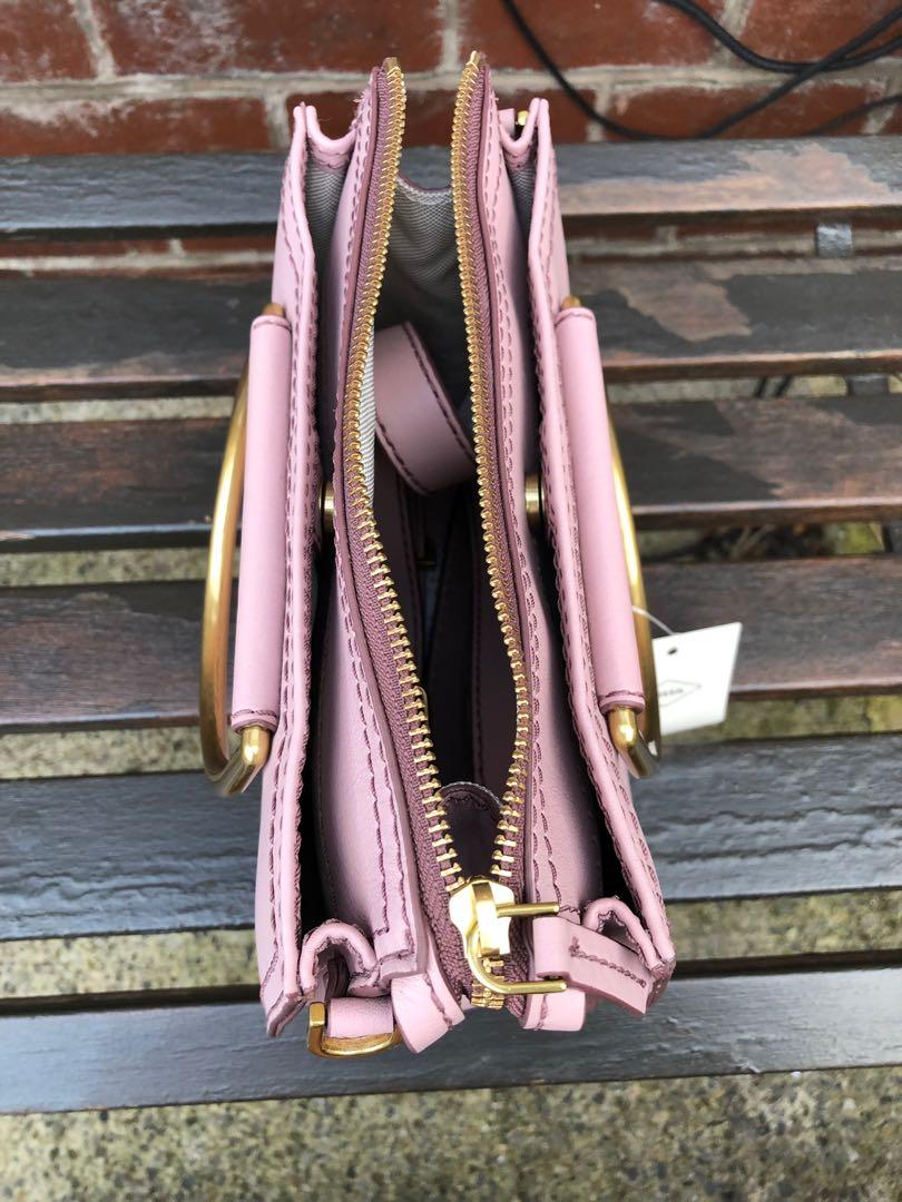 Fossil ryder top satchel orchid tint