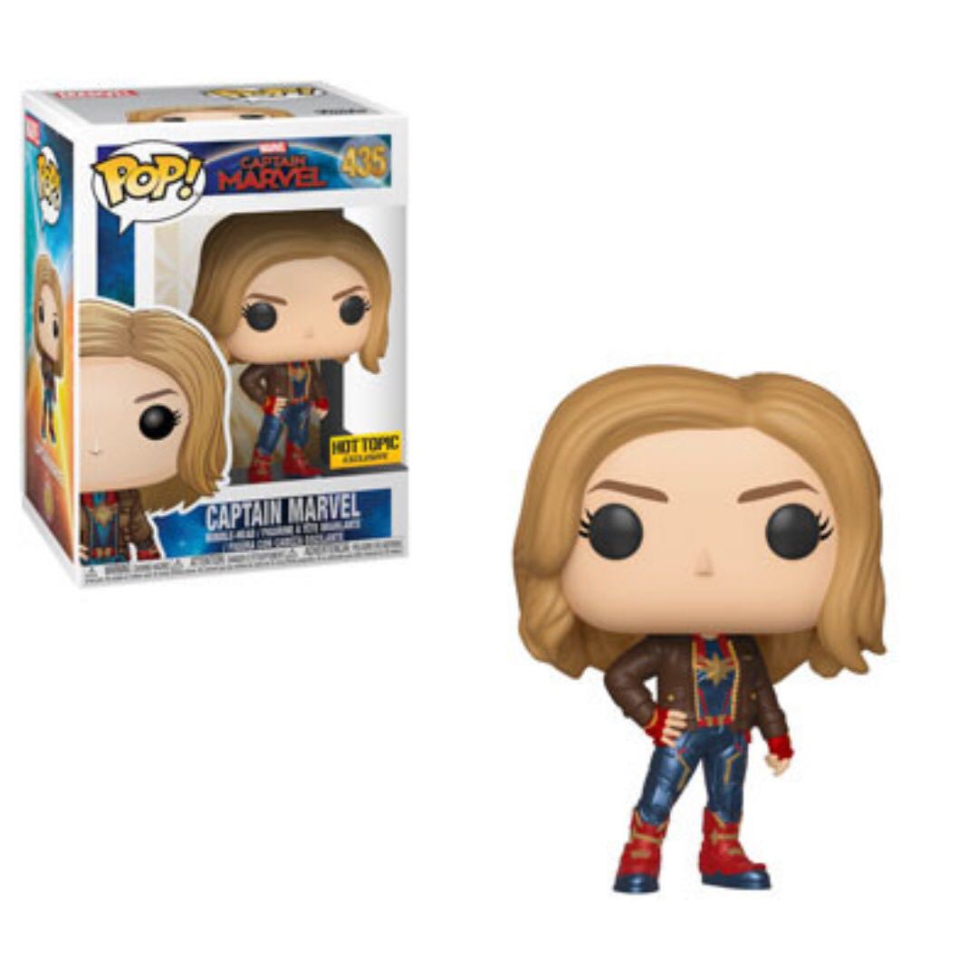 captain marvel funko hot topic