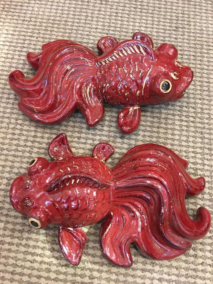 Gold Fish Hang On The Wall Vase 1 Pair 石灣金魚掛瓶1對年年有餘 298 Hobbies Toys Memorabilia Collectibles Religious Items On Carousell Gold Fish Hang On The Wall Vase 1 Pair 石灣金魚掛瓶1對年年有餘 298 Hobbies Toys Memorabilia Collectibles Religious Items On Carousell