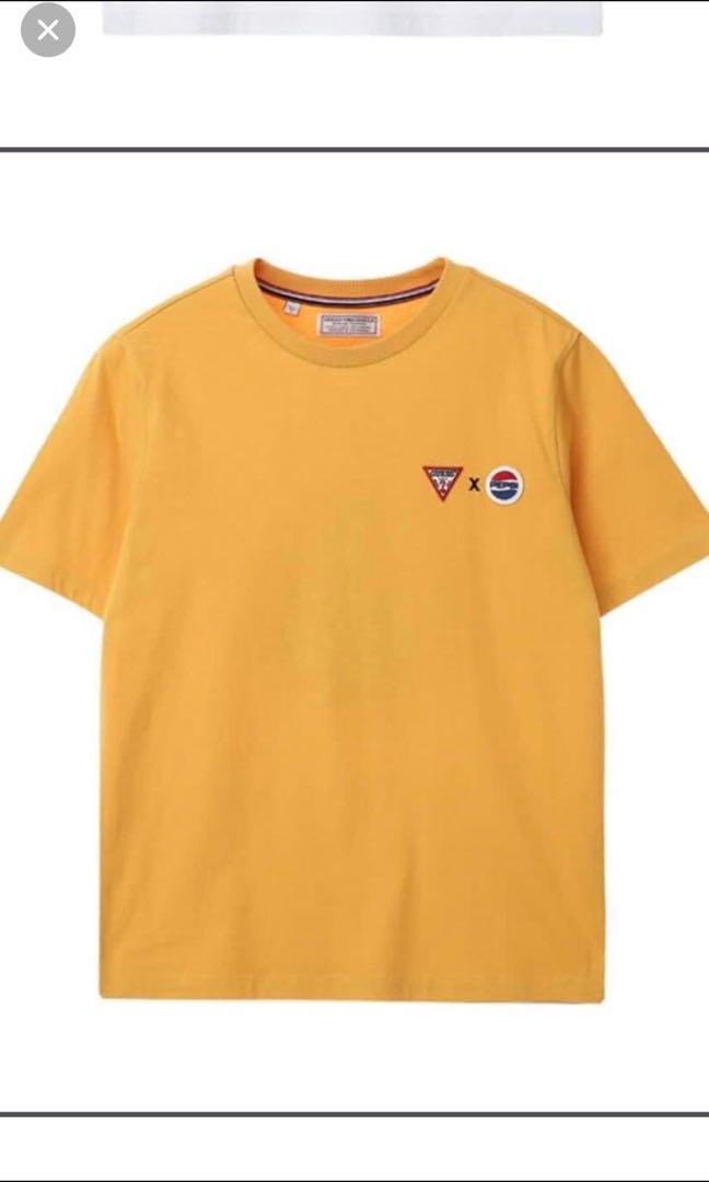 Guess x Pepsi collab Men s Fashion Tops Sets Tshirts Polo Shirts on Carousell
