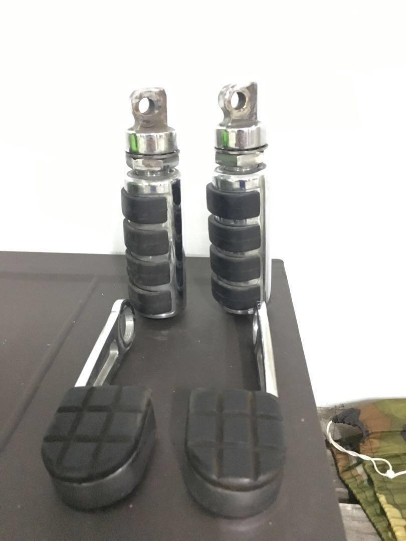 Harley Davidson Foot Pegs, Motorcycles, Motorcycle Accessories on Carousell