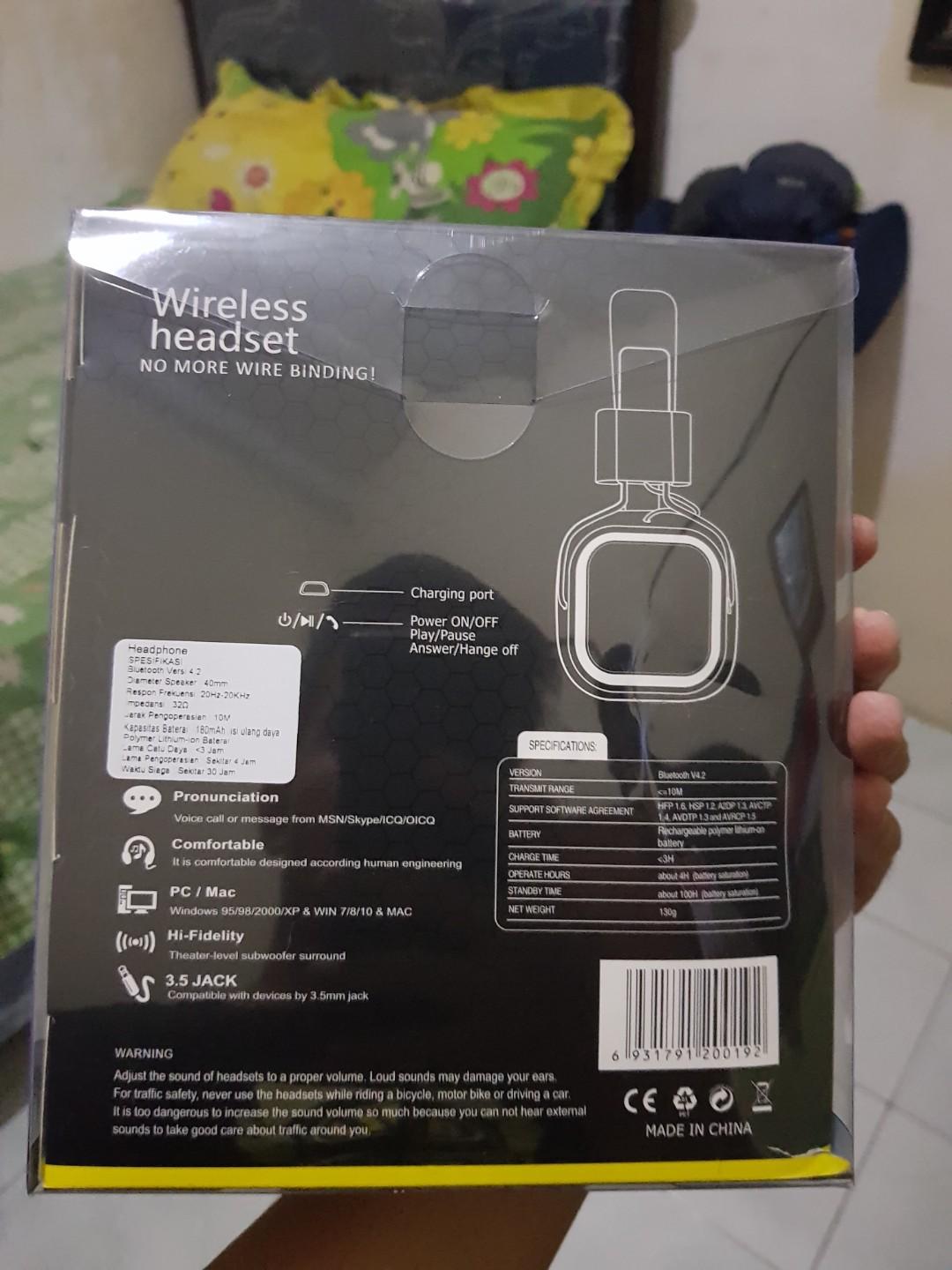 Headphone Wireless Rexus Bt019 Elektronik Audio Di Carousell