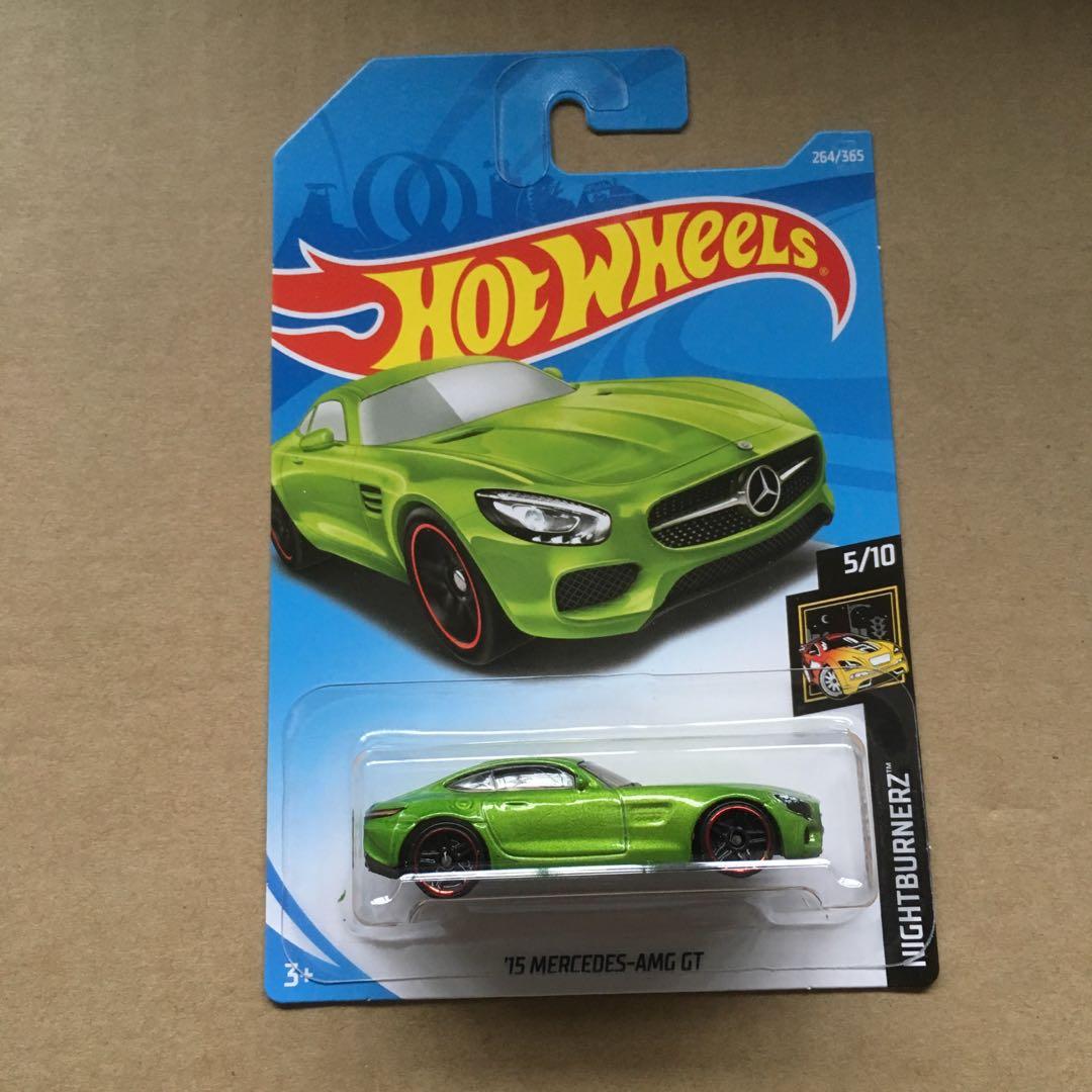 Hot wheels 15 mercedes amg gt green best sale
