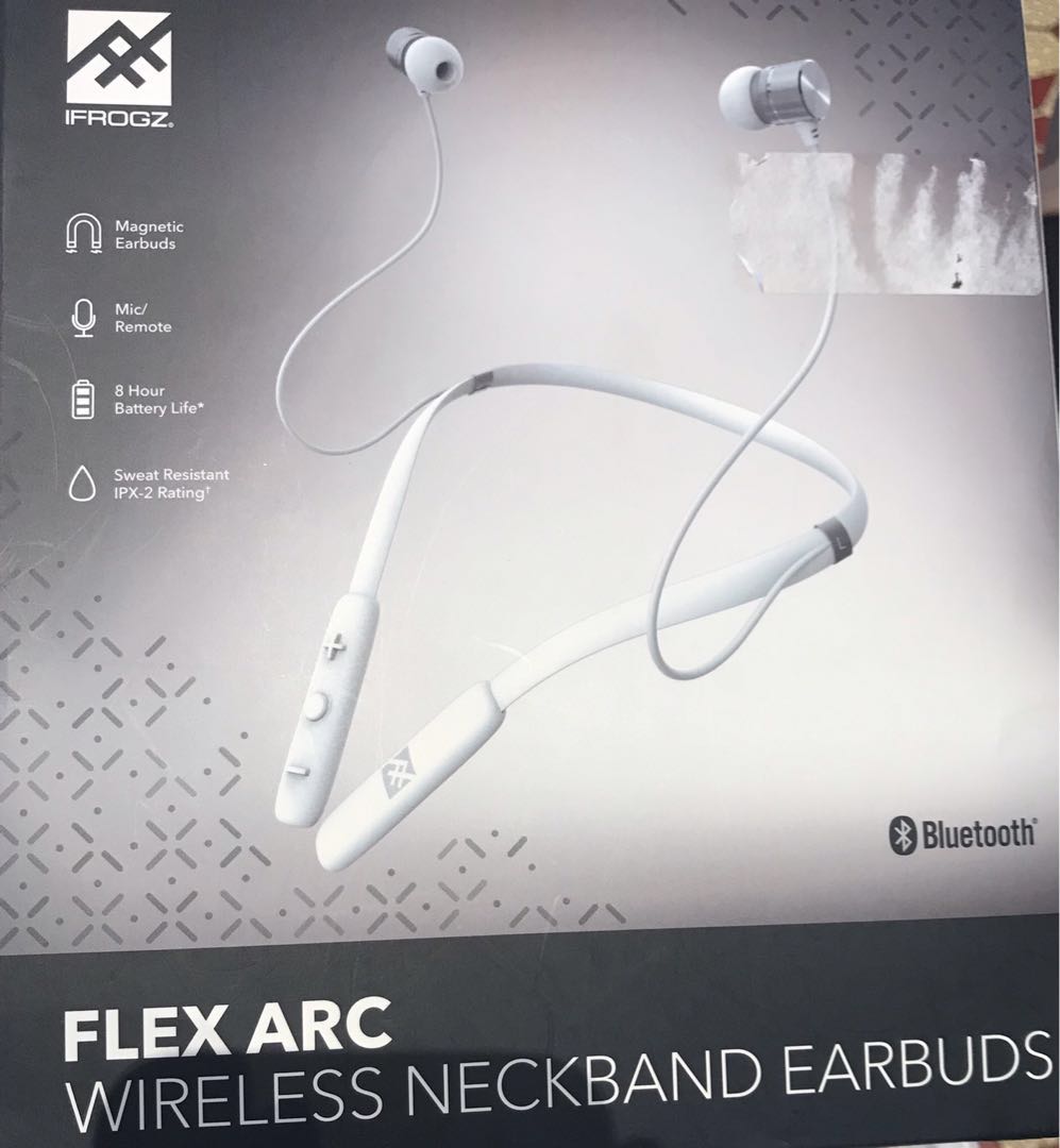 wireless neckband earbud headset