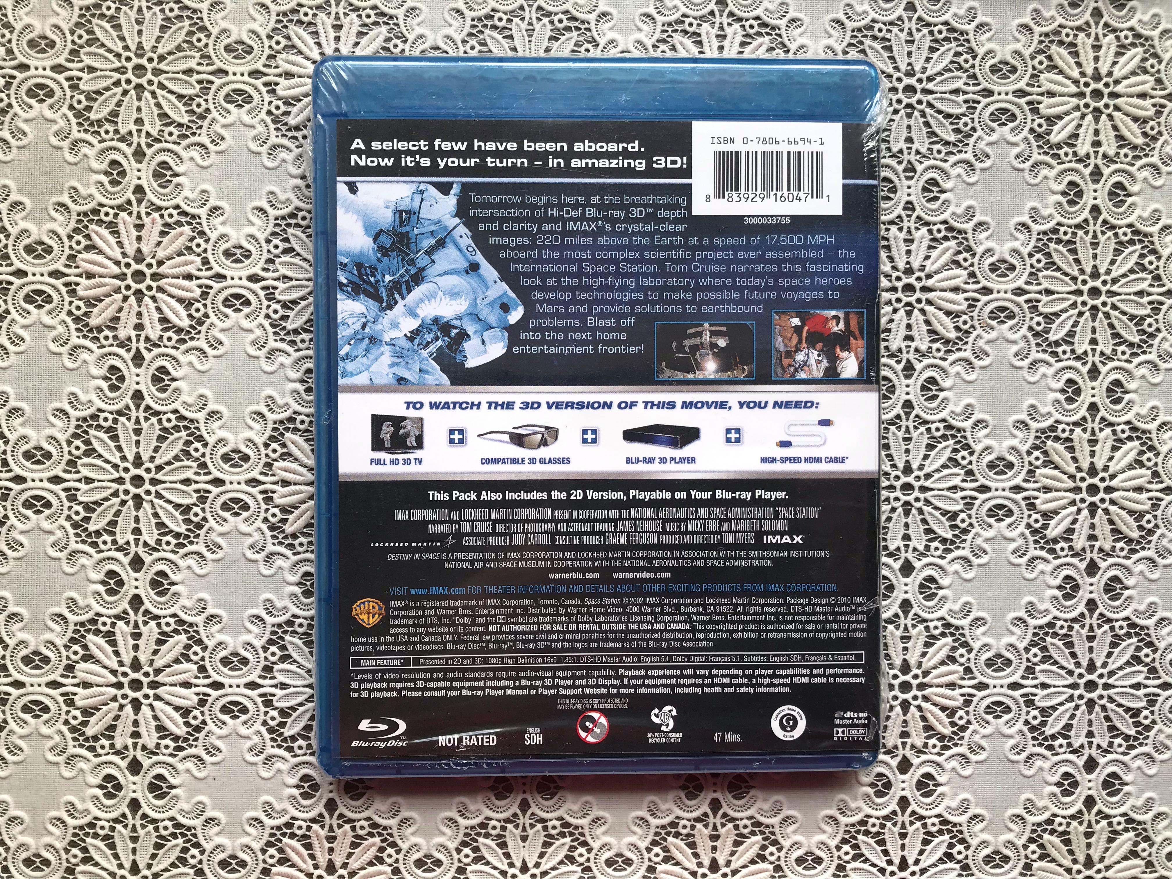 Imax Space Station 3d Blu Ray Blu Ray Music Media Cds Dvds