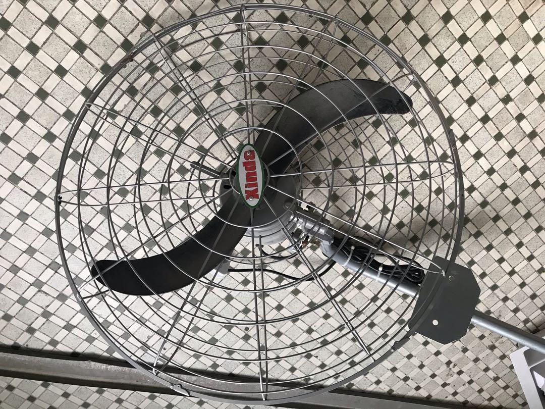 Industrial Good Condition Fan 26 Inch Wall Ceiling Mount Vintage