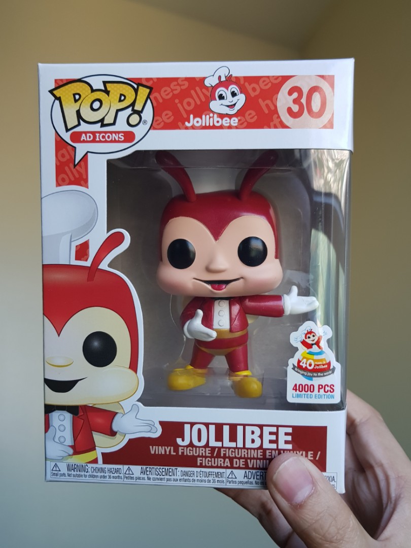 Jollibee Metallic Funko Pop 2024 info graphics