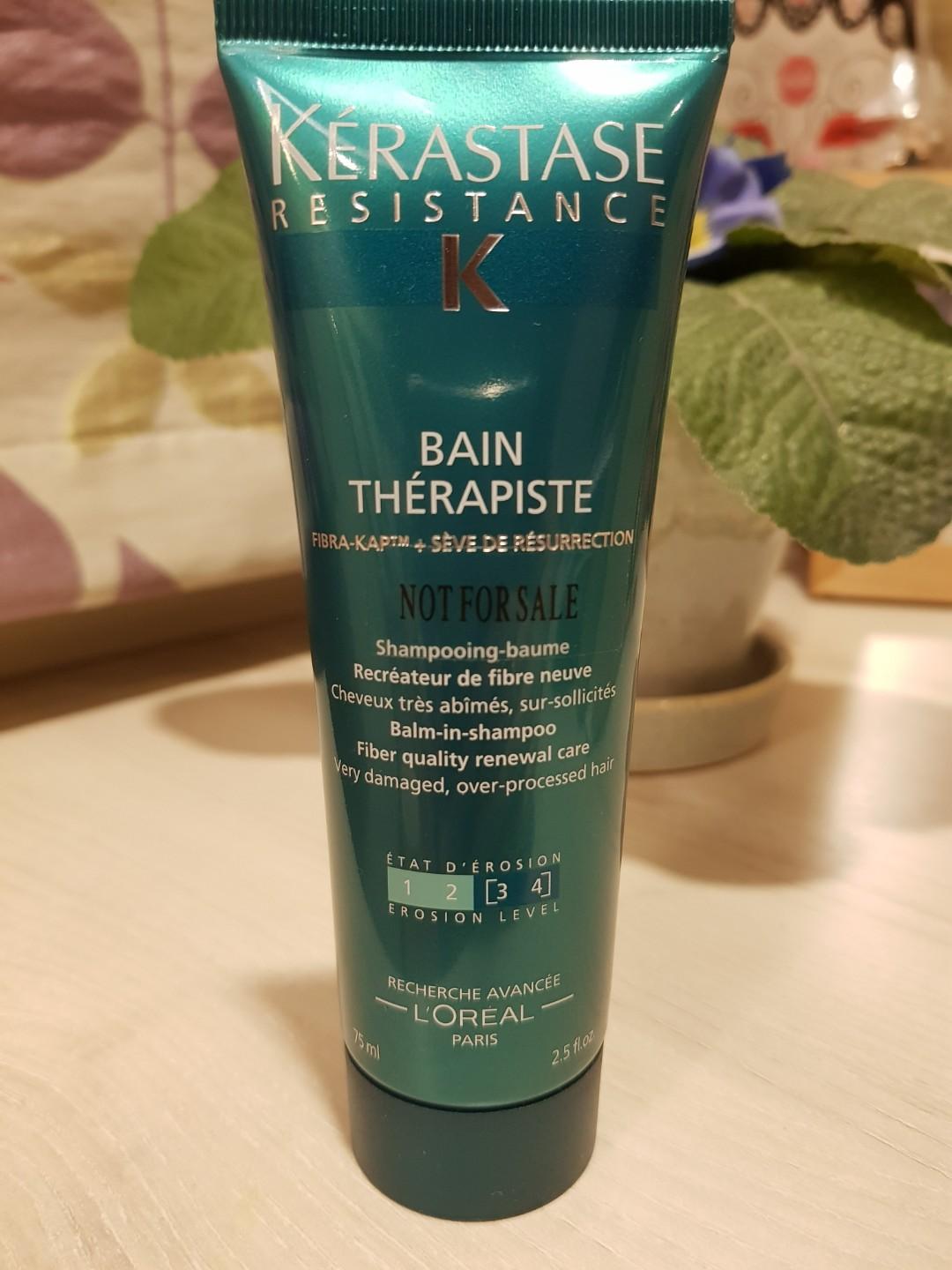 Kerastase Resistance Bain Therapiste Balm In Shampoo 75ml Health Beauty Hair Care On Carousell