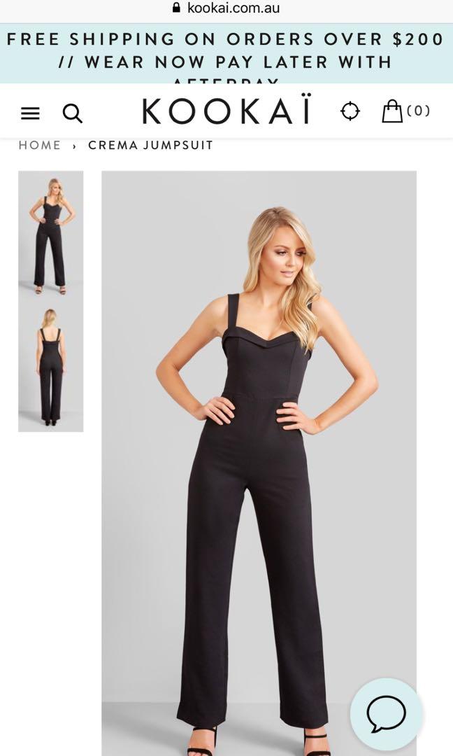 Kookai crema jumpsuit