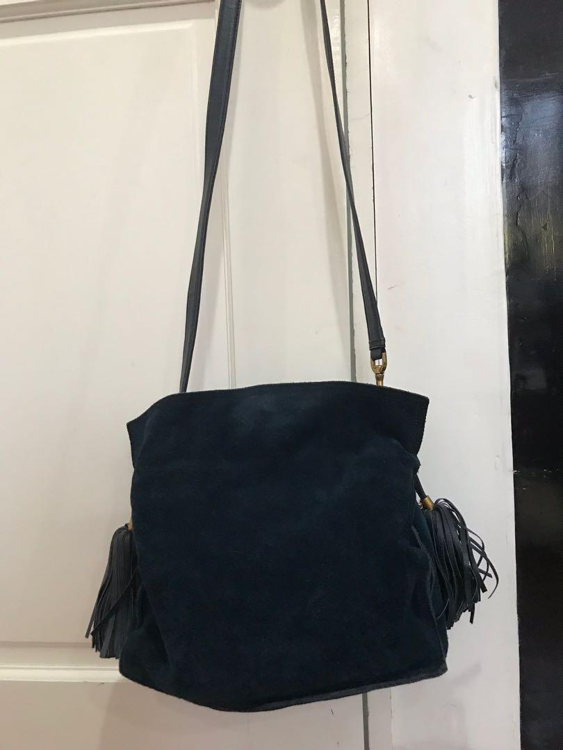 loewe suede bag