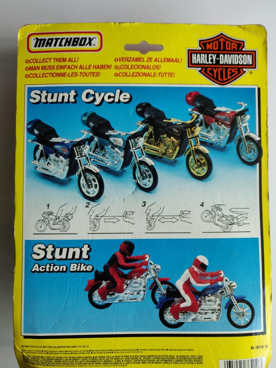 Matchbox Motorized Stunt Cycle 兩架, 興趣及遊戲, 玩具 & 遊戲類 - Carousell