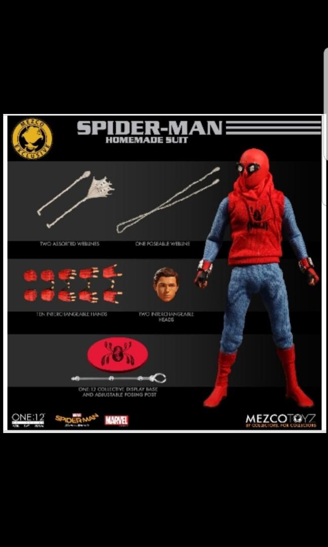 mezco homemade spiderman