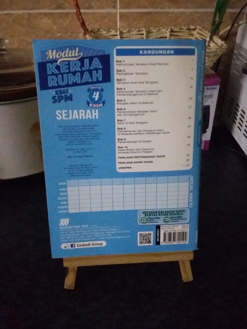 Modul Kerja Rumah-KBAT Sejarah Tingkatan 4 #MFEB20, Books 