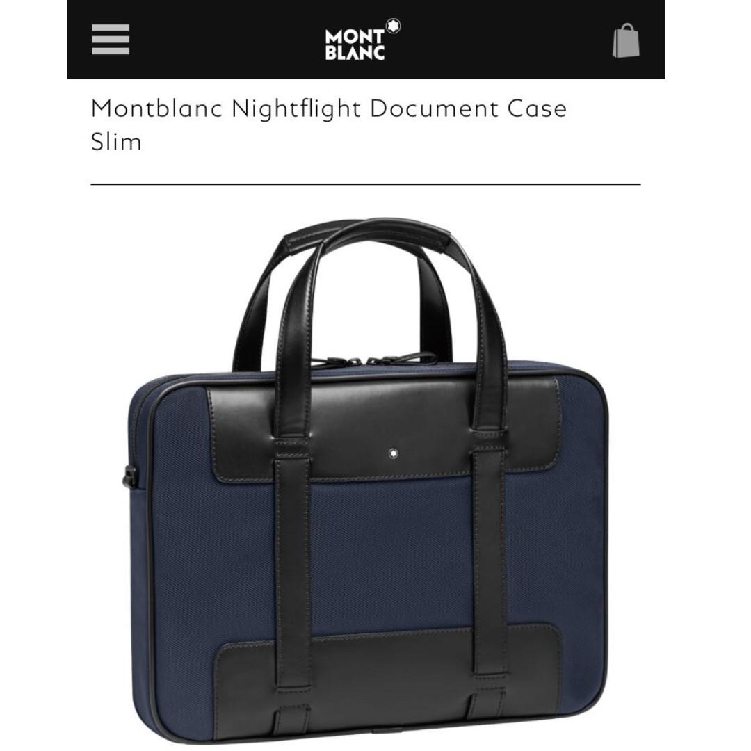 Montblanc nightflight cheap document case