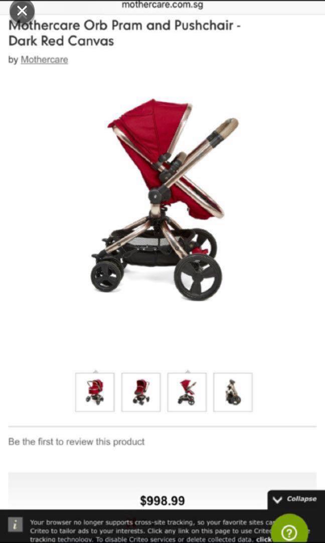 Mothercare Orb Pram Pushchair Babies Kids Going Out Strollers on Carousell