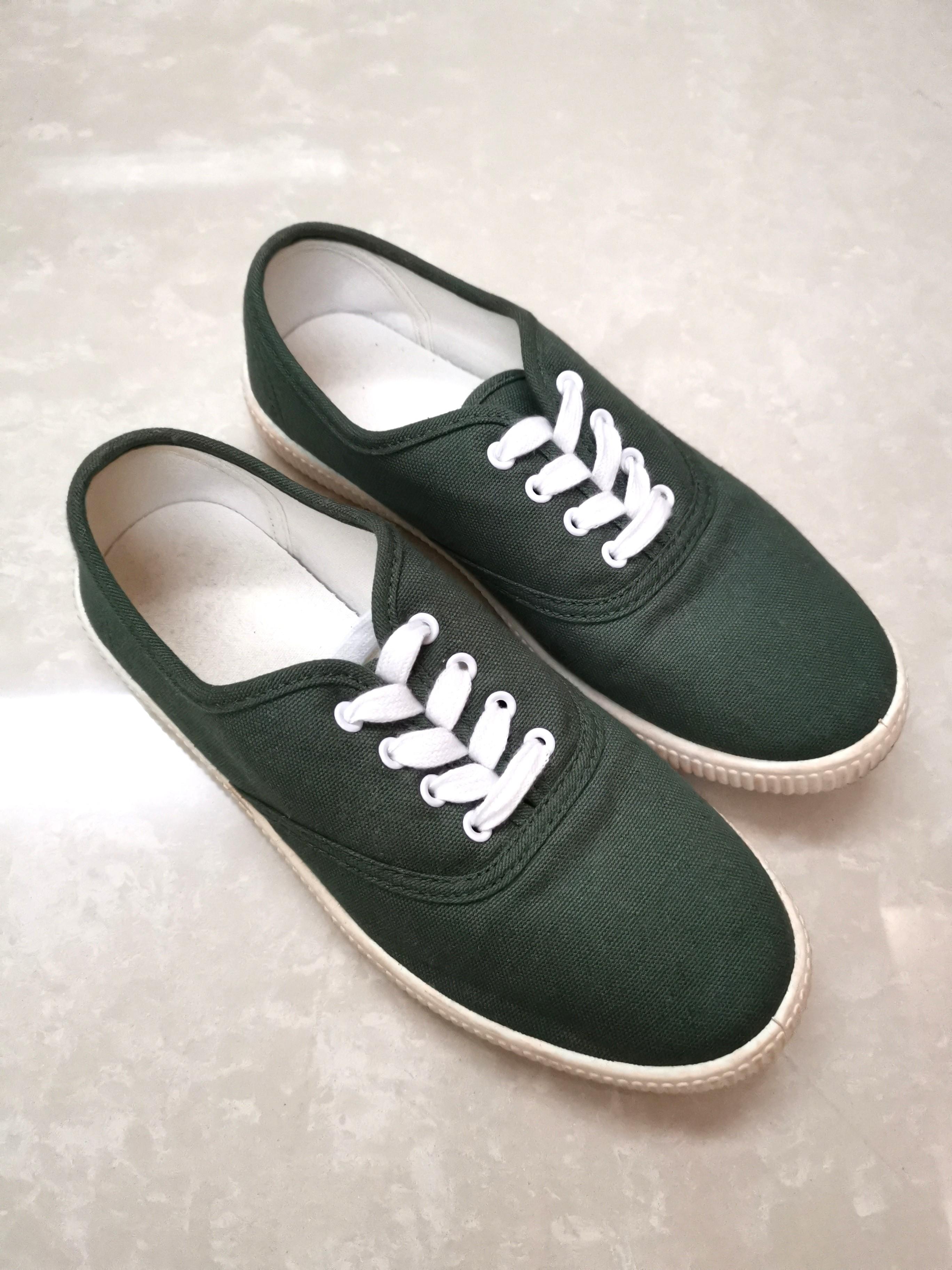 forest green sneakers womens