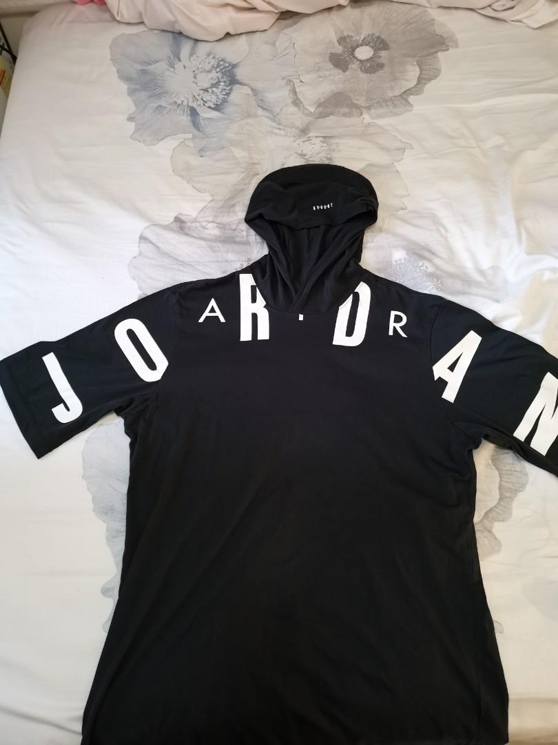 air jordan short sleeve hoodie