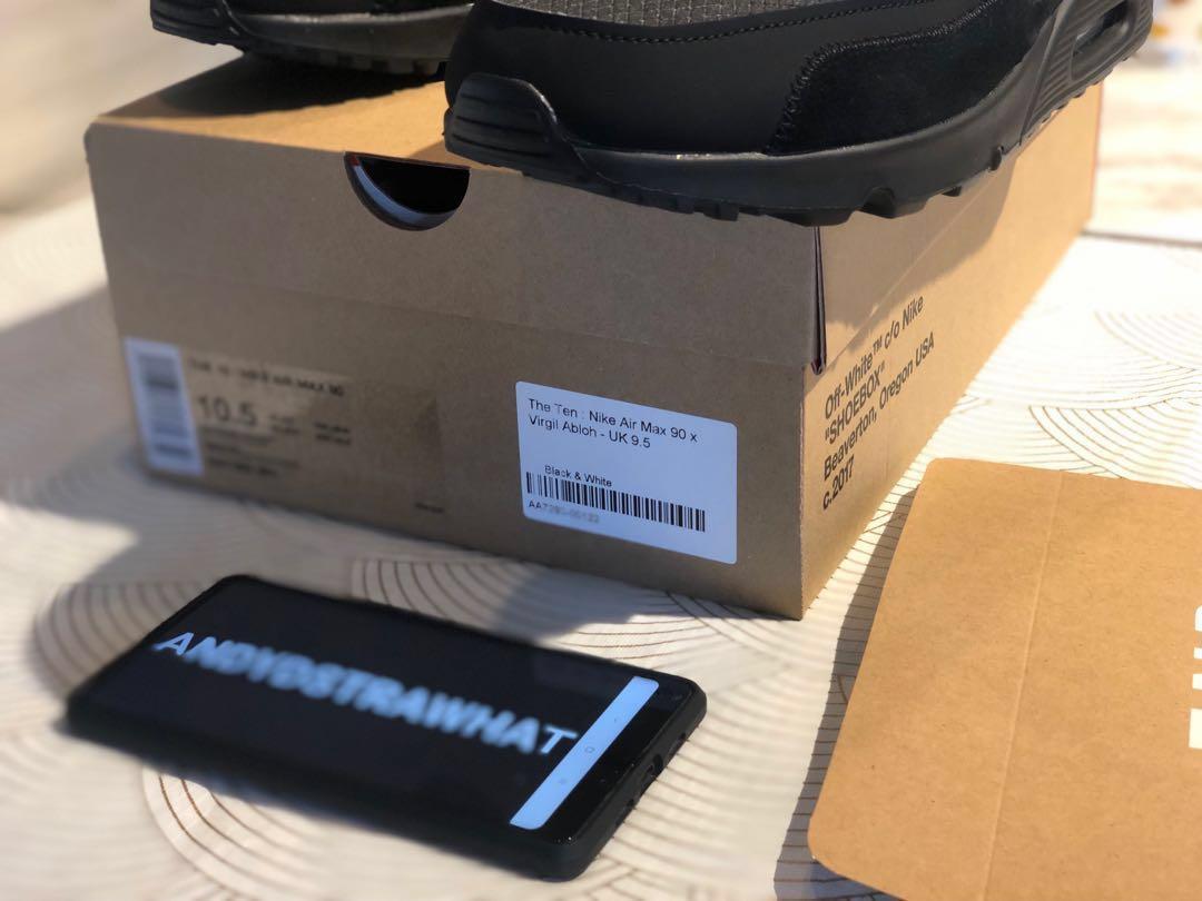 STEAL* Off White Nike Air Max 90 X Virgil Abloh - The Ten, Men's Fashion,  Footwear, Sneakers on Carousell
