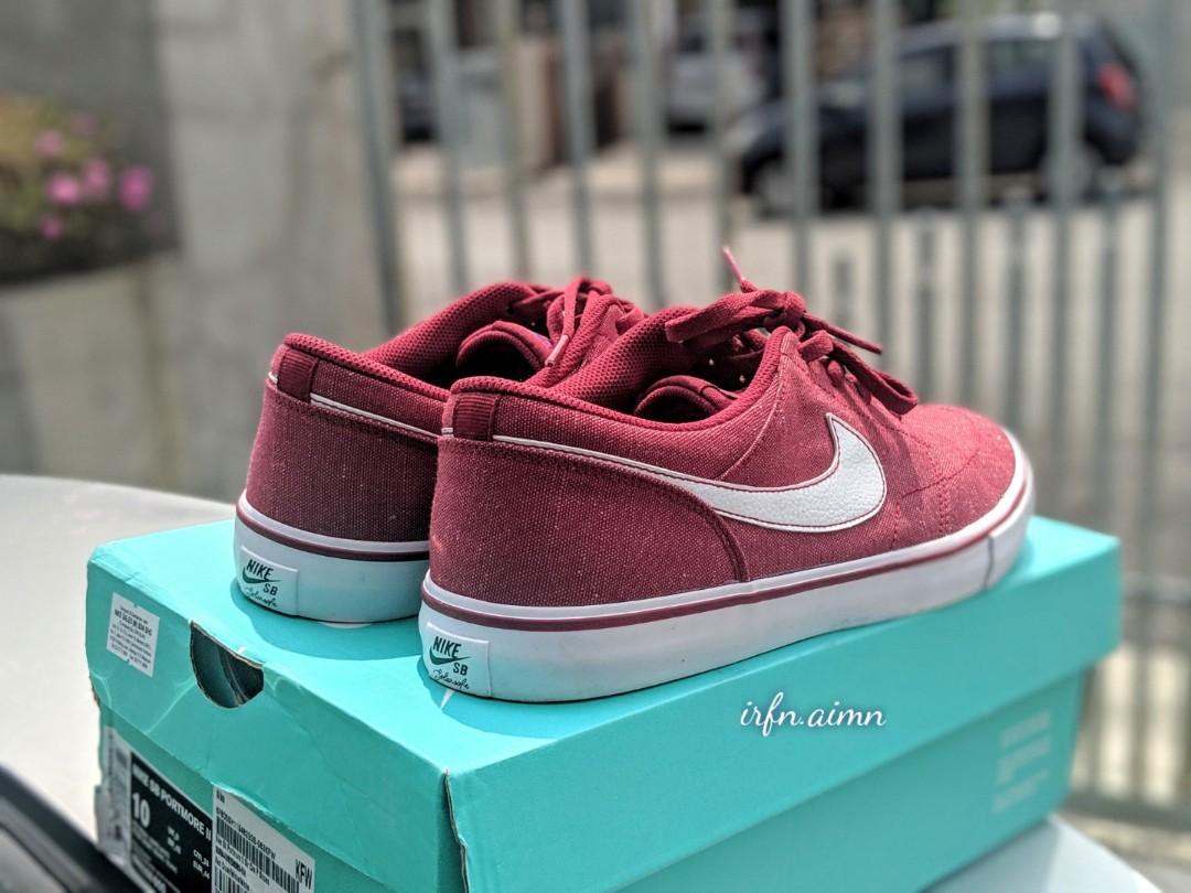 Nike SB Portmore II Solarsoft Red Men s Fashion Footwear