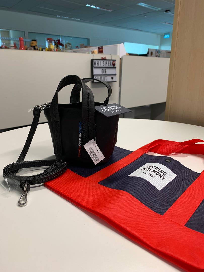 Opening ceremony mini messenger tote bag clearance