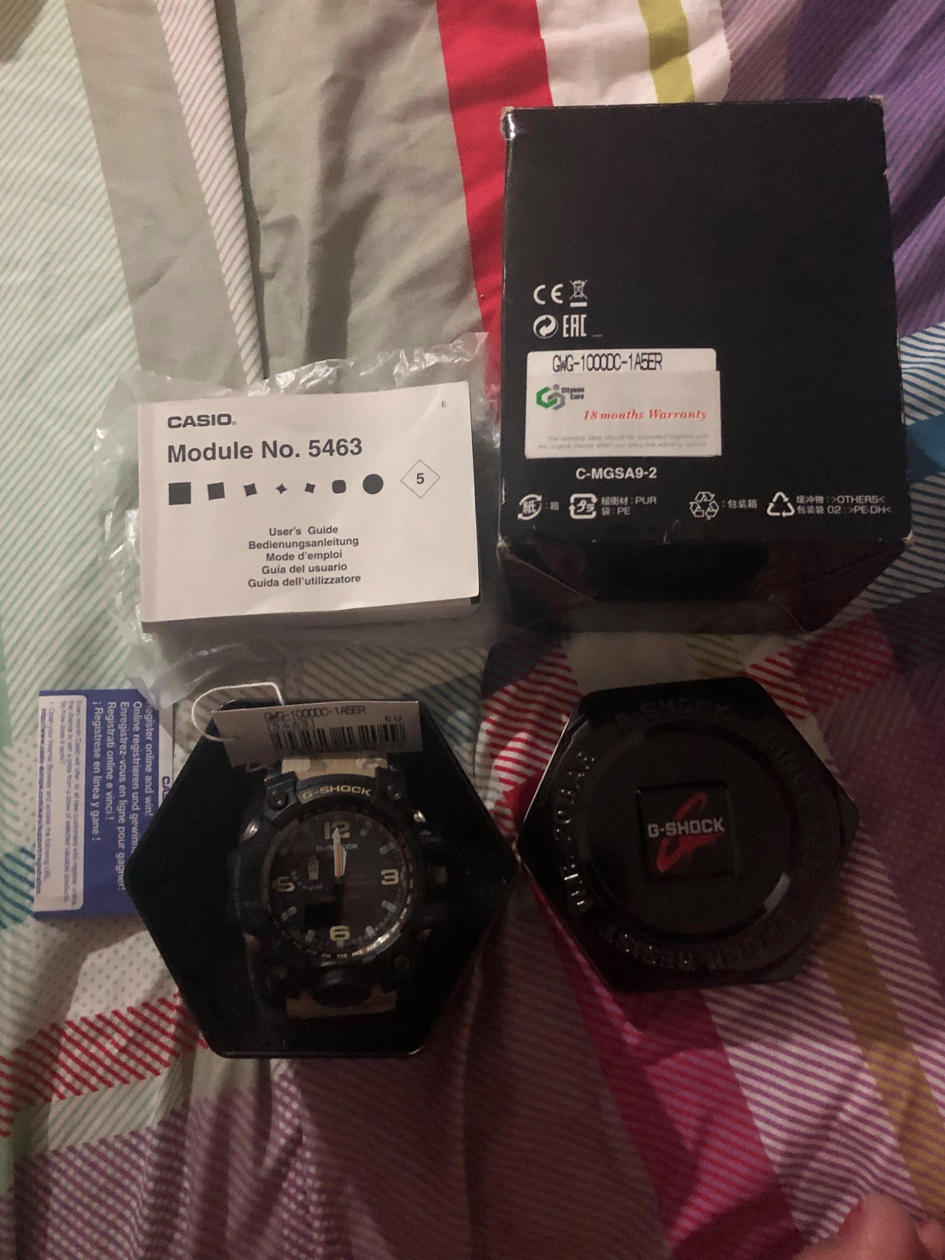 Original G Shock WR 20 bar triple sensor