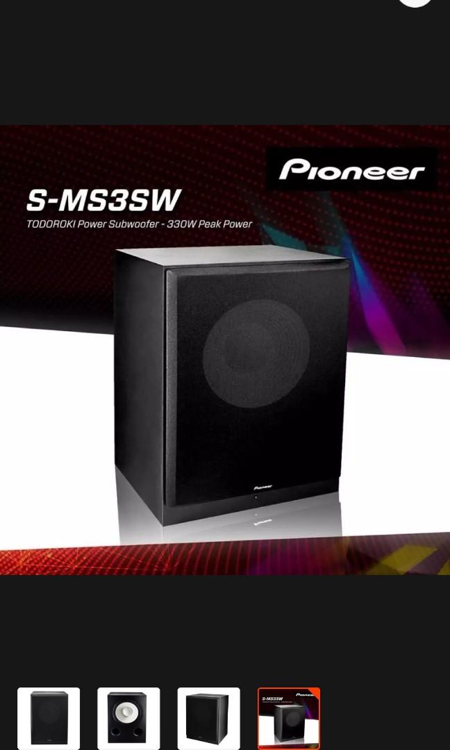 Pioneer todoroki hot sale subwoofer