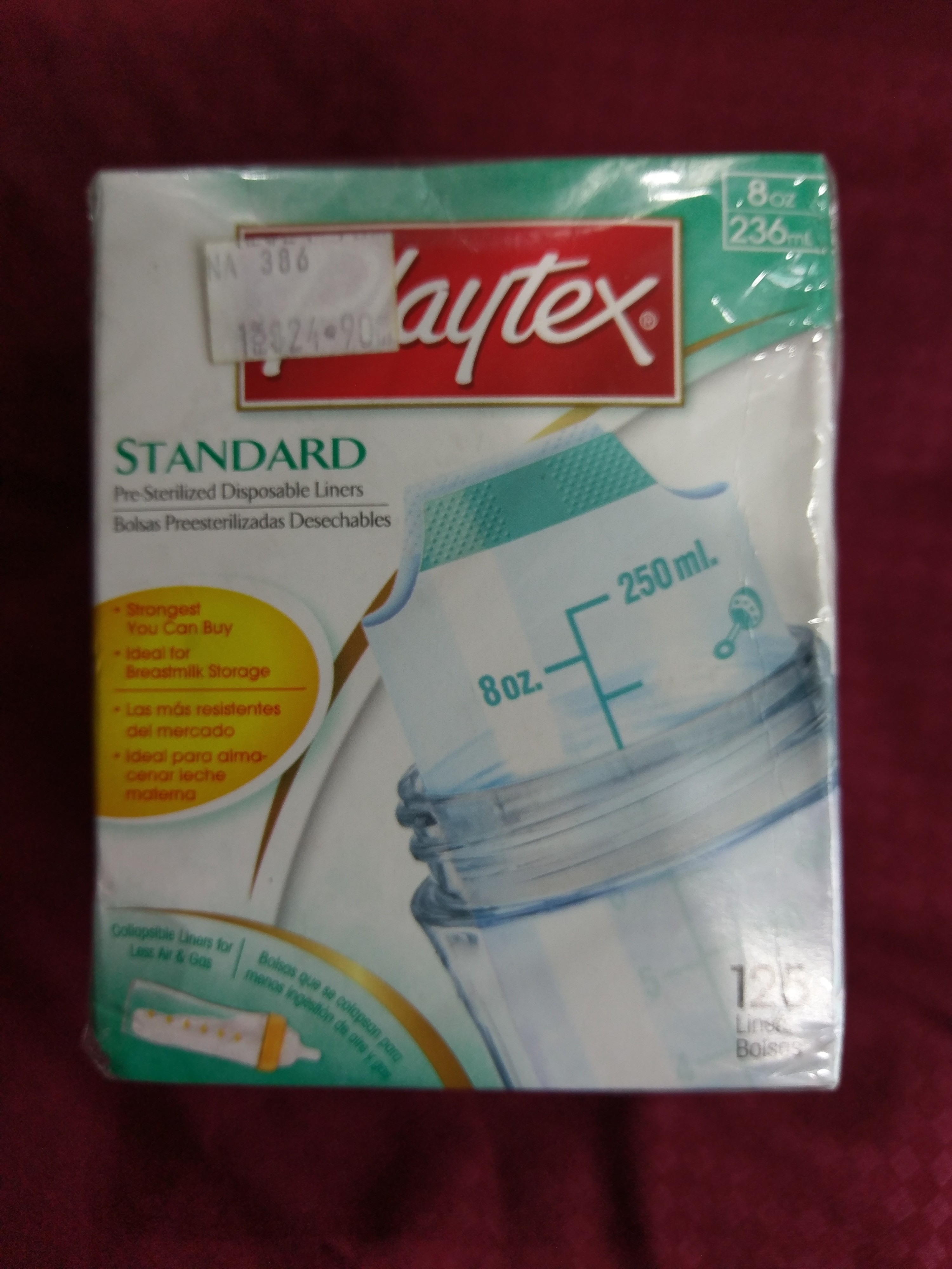 Pre sterilised bottle sales liners tommee tippee