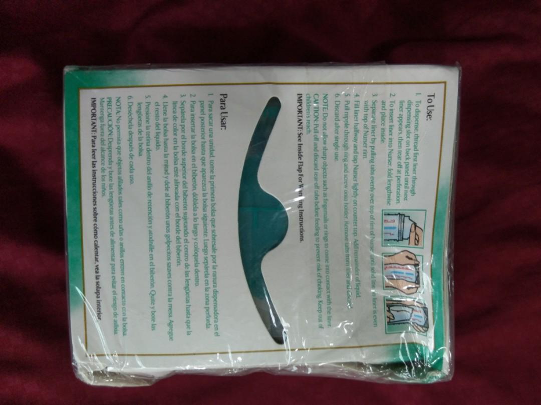 Pre sterilised outlet bottle liners
