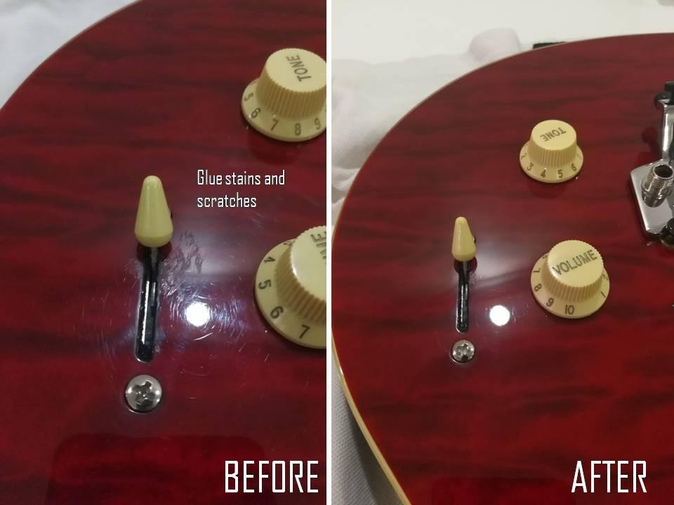Guitar sales swirl remover