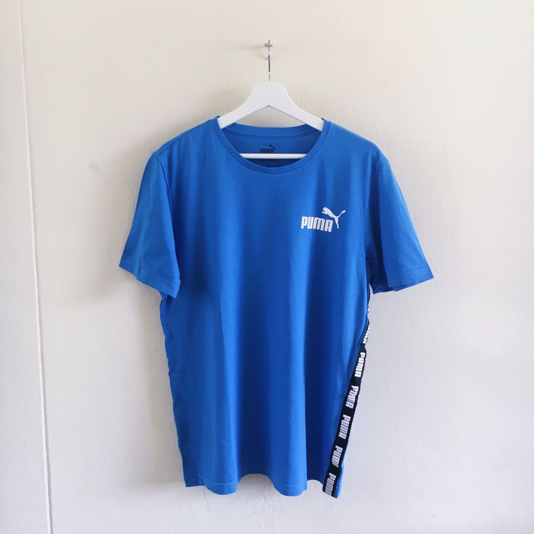 puma t shirt with taping