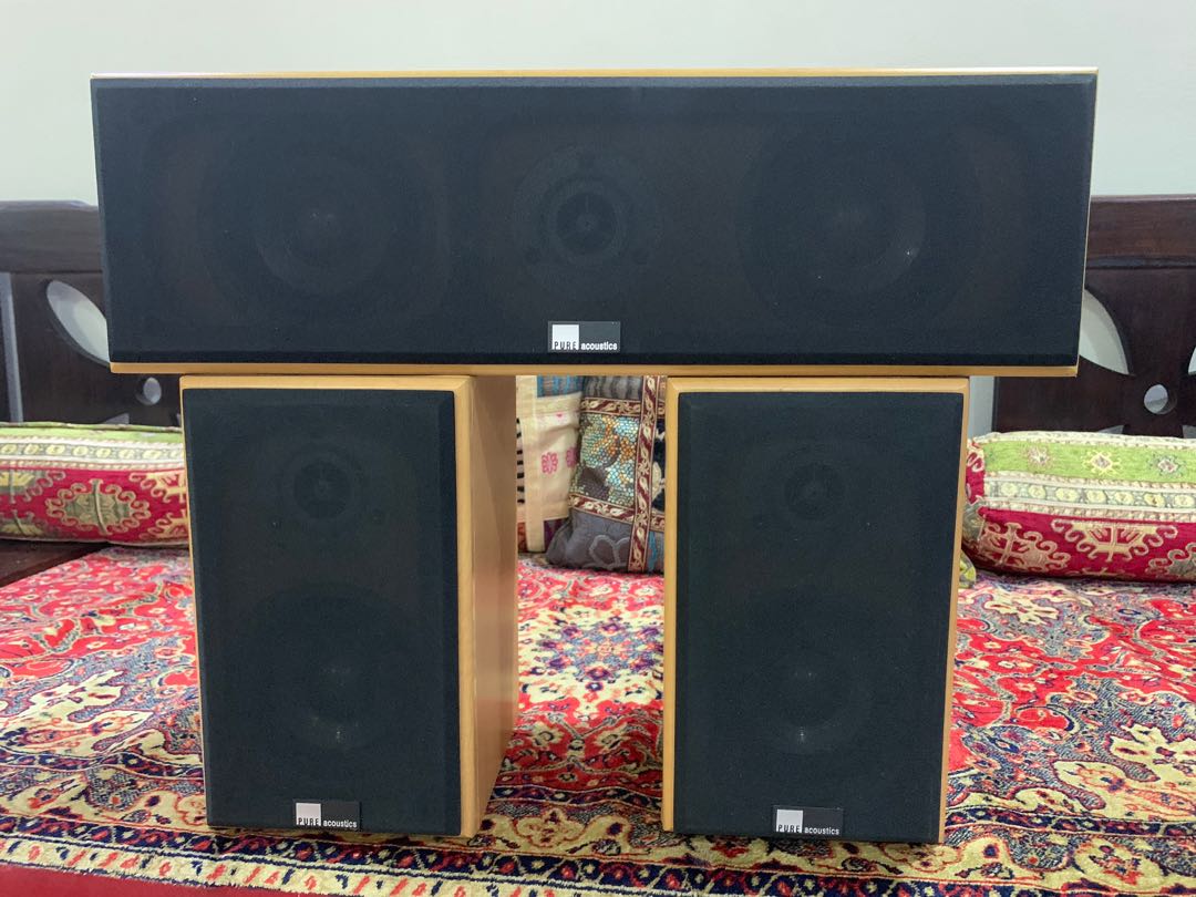 Pure acoustics center speaker clearance