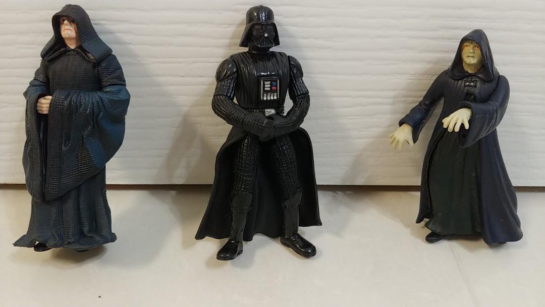 2x Hasbro Star Wars Action Figure Toys Darth Sidious Emperor Palpatine 