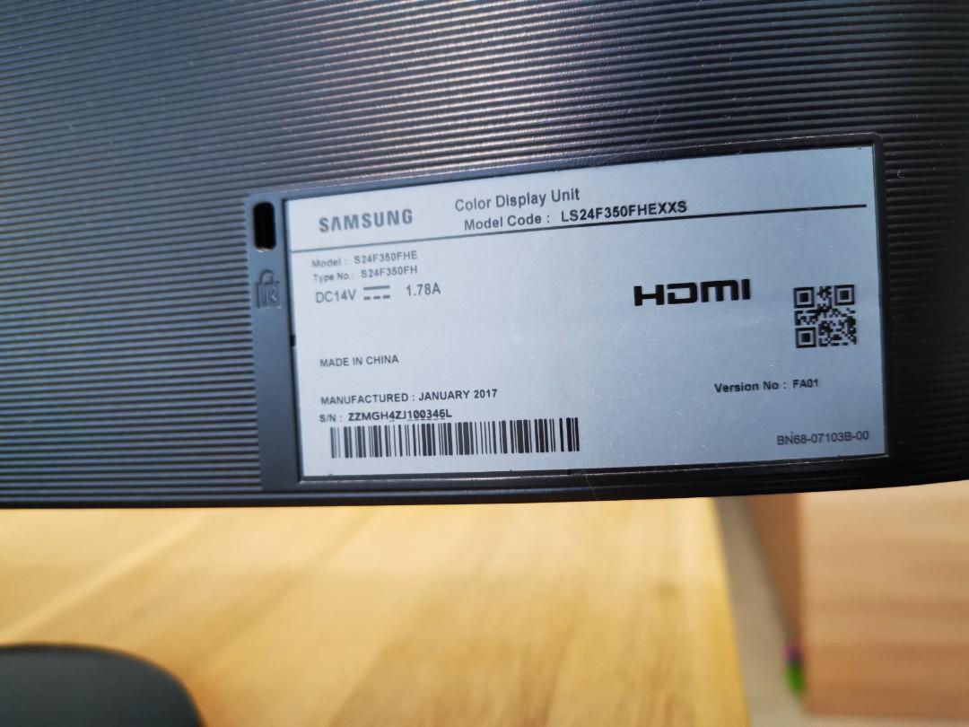 Samsung 24" color Display unit, Computers & Tech, Parts & Accessories