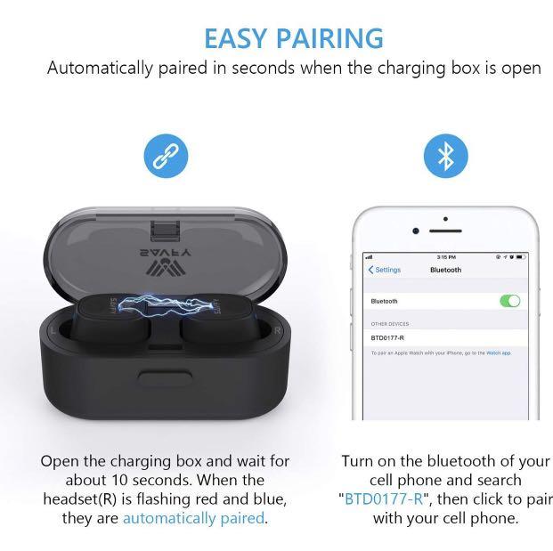 Savfy wireless best sale earbuds instructions
