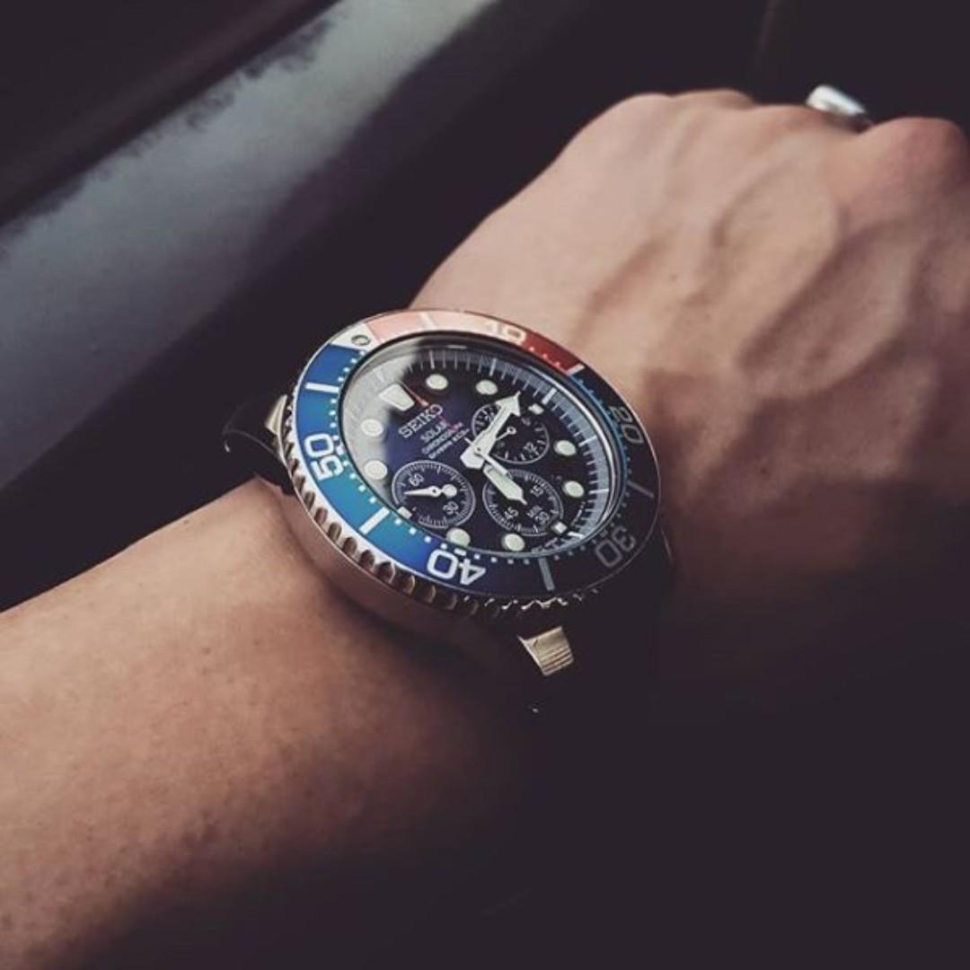 Seiko Solar Chronograph SSC019 Men s Fashion Watches