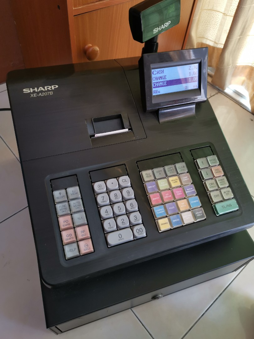 SHARP cash register, TV & Home Appliances, Washing Machines and Dryers