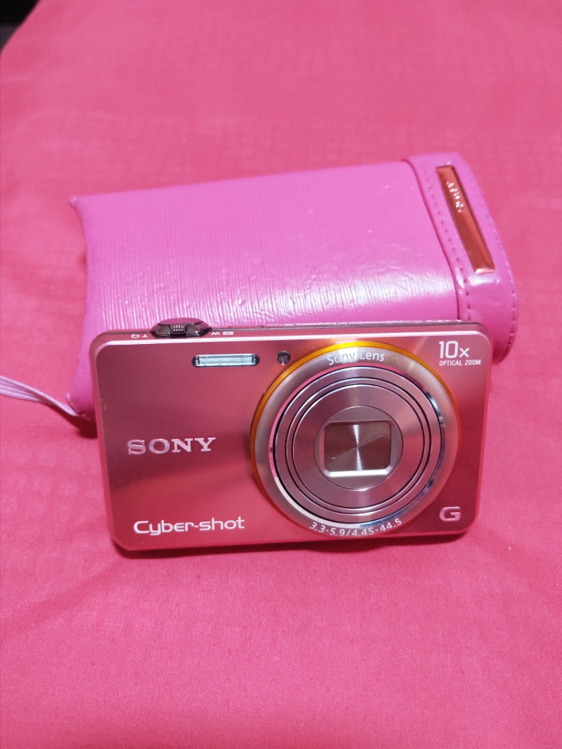 Sony Cybershot DSC-WX 100 Pink Camera, Photography, Cameras on